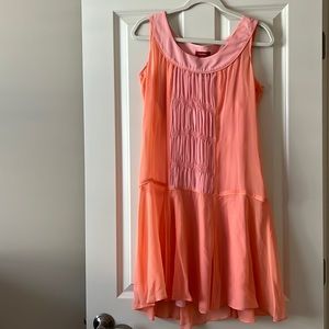 Flirty Silk Drop Waist Sundance Dress